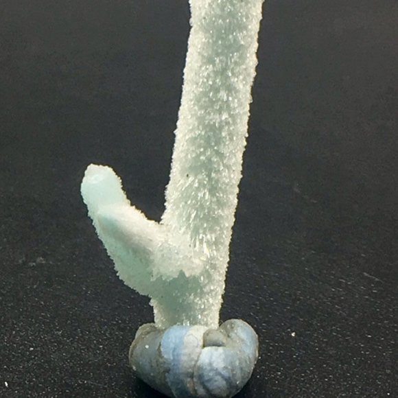 small Natural unique Pure Sky Blue Aragonite Rough Crystal Mineral Specimen - Picture 4 of 9